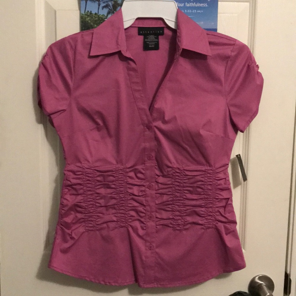 Attention Collared Blouse